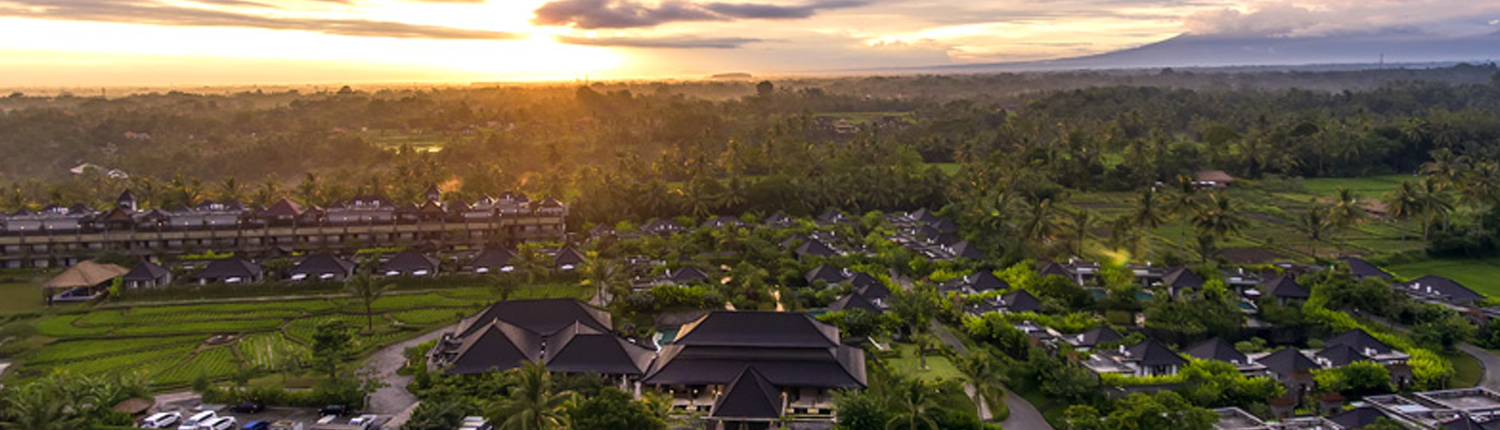 Visesa Ubud, view-sunset